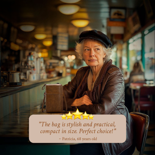 Borsa compatta chic di Nicole | Borsa a mano