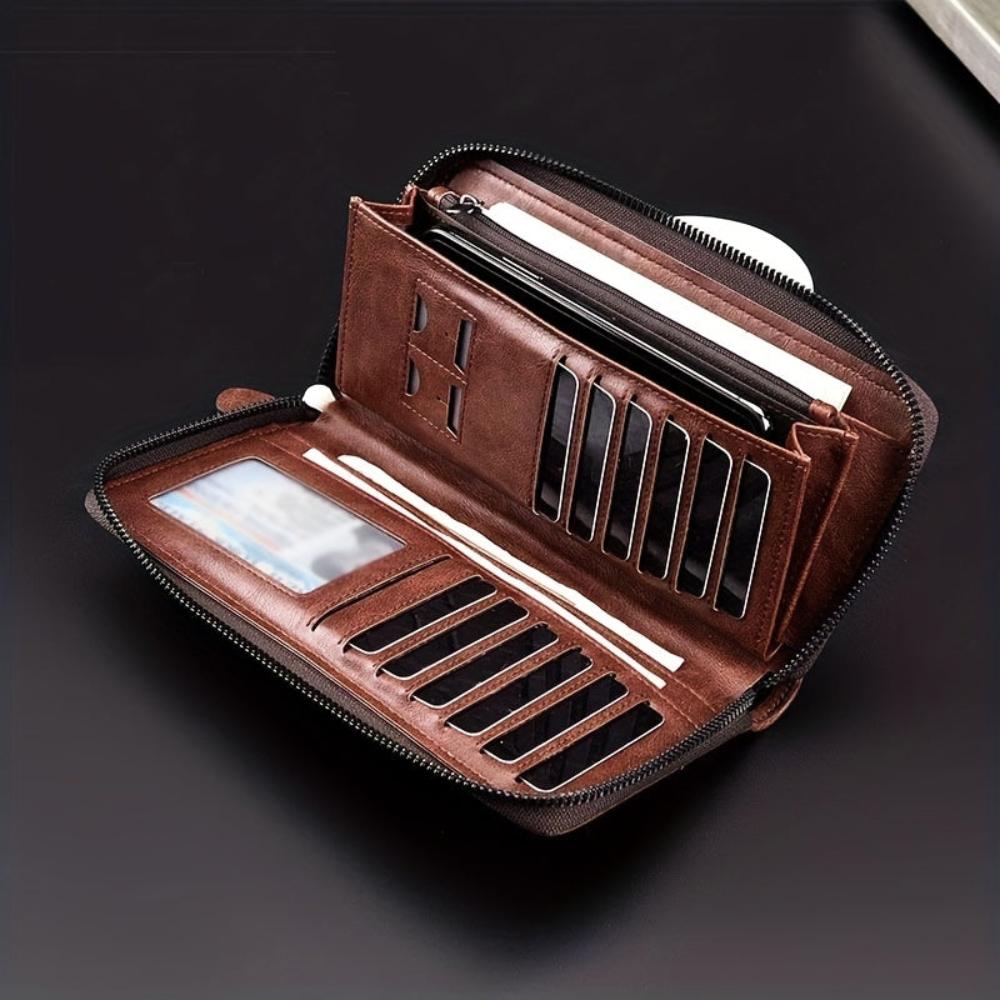 Portafoglio con cerniera RFID Holden