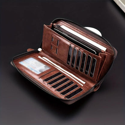 Portafoglio con cerniera RFID Holden