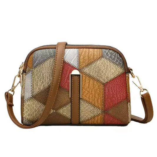 Borsa a tracolla mini Luna Patchwork