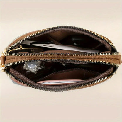 Borsa a tracolla mini Luna Patchwork