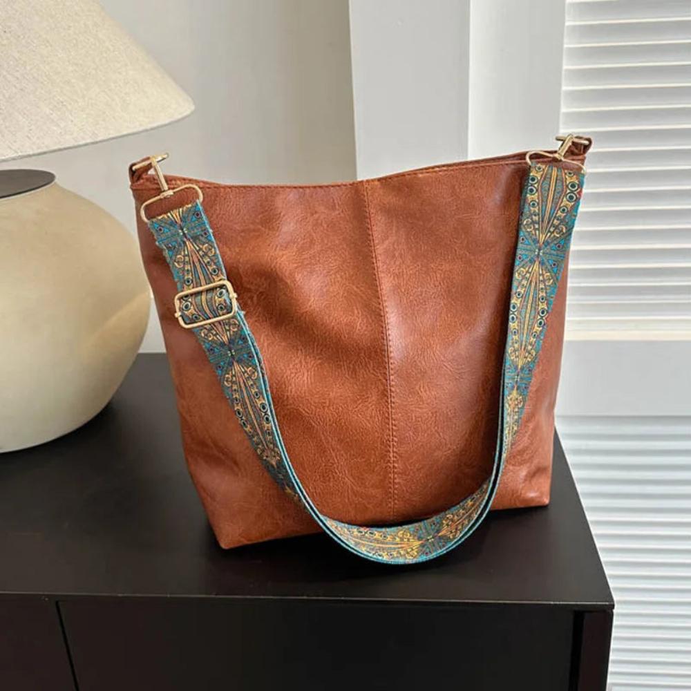 Chelsey's Vintage Charm | Borsa a tracolla in pelle