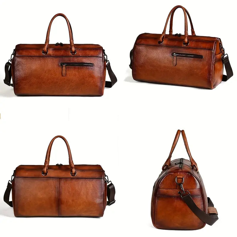 Borsa a tracolla retrò da donna in vera pelle